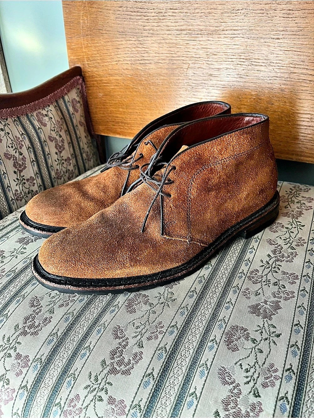 Allen Edmonds Brown Suede Boots